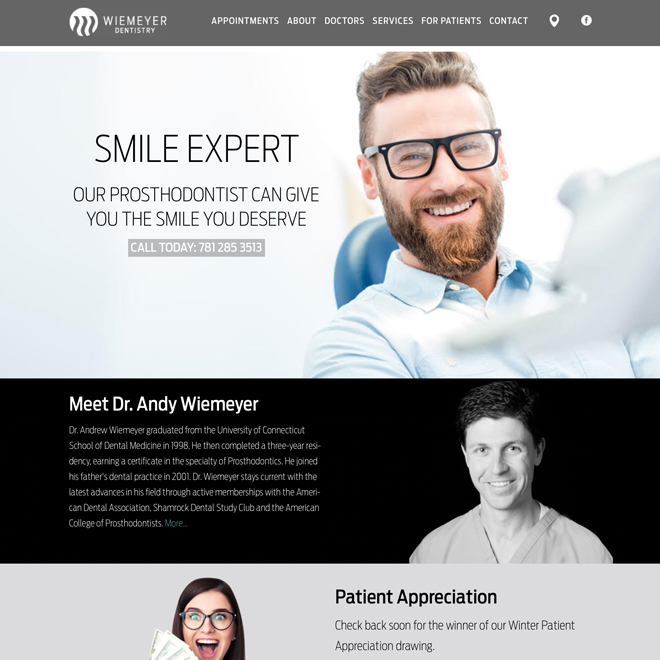 Wiemeyer Dentistry Web Site
